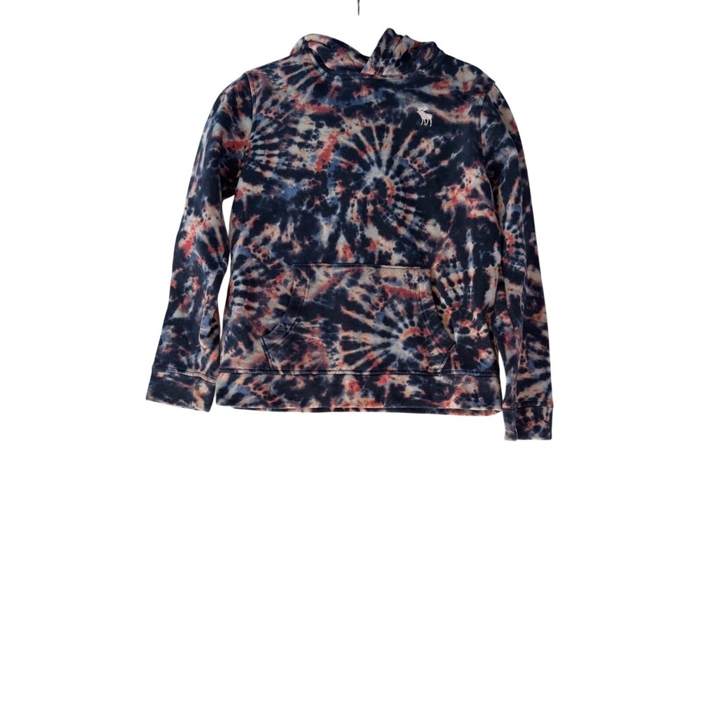 abercrombie kids tie dye‎ hoodie sweatshirt sz 13/14 y2k